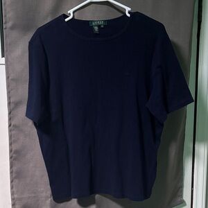 Lauren Ralph Lauren Navy Short Sleeve Tee